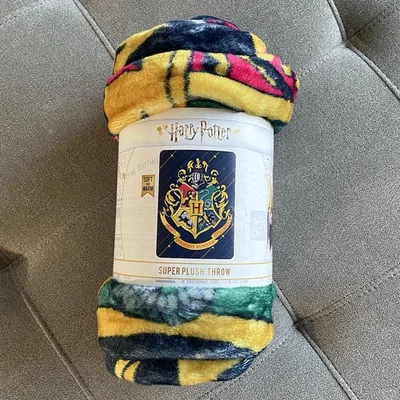 Manta Harry Potter Hogwarts Super Felpa Tiro Vellón Suave 46x60" Nueva Foto 1 de 4