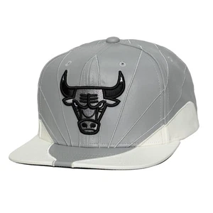 Mitchell & Ness grau/weiß Chicago Bulls Day 12 zweifarbig Kunstleder Snapback - Bild 1 von 4