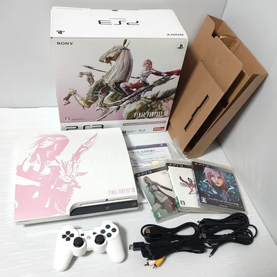 SONY PS3 Final Fantasy XIII Lightning Edition console CEJH-10008 250GB Import JP - Image 1 of 4