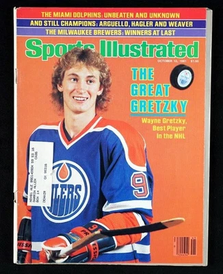 October 12, 1981 Sports Illustrated Magazine Wayne Gretzky FIRST SI COVER - Image 1 of 3