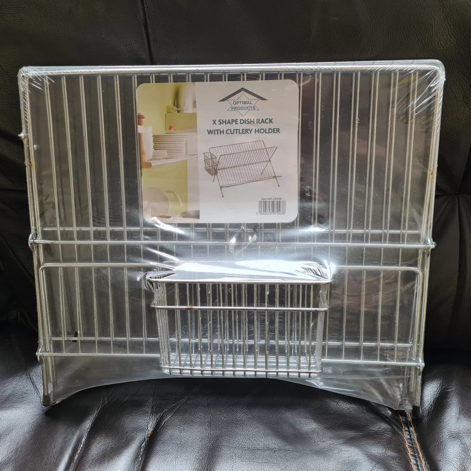 Хромированная складная кухонная стойка для хранения столовых приборов блюдо тарелка чашка раковина стойка дренаж - Изображение 1 из 1