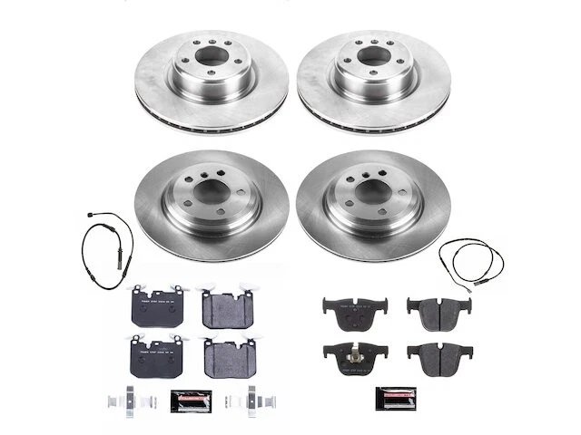 Front and Rear Brake Pad and Rotor Kit For 2014-2016 BMW 335i GT xDrive KT497FT - Image 1 of 1