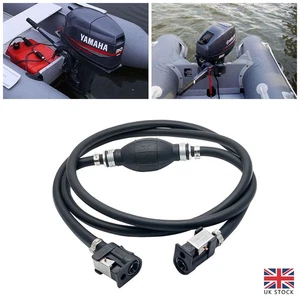 Fuel Line Hose Engine Petrol Tank Connector For Yamaha Mariner Outboard Motor - Picture 1 of 12