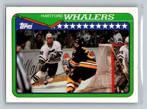 1990-91 O-Pee-Chee #144 Hartford Whalers Hartford Whalers - Picture 1 of 2
