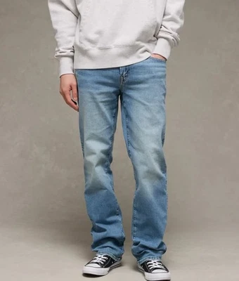 NWT American Eagle Men's 36x32 Airflex+ Original Bootcut Light Wash Jeans - Image 1 of 4