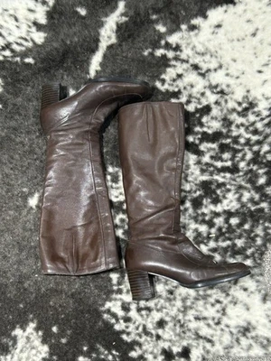 Botas de cuero marrón vintage BALLY | Forradas de piel de oveja Foto 1 de 4