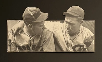 1930 Photo Type 1-Hack Wilson Chicago Cubs & Babe Herman Brooklyn Robins - Image 1 of 2