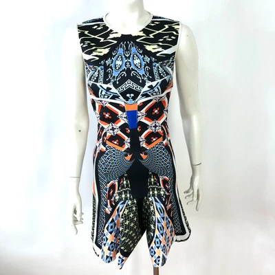 Vestido Clover Canyon Pequeño Entallado Mini Sobre la Rodilla Abstracto Estampado Completo Foto 1 de 4