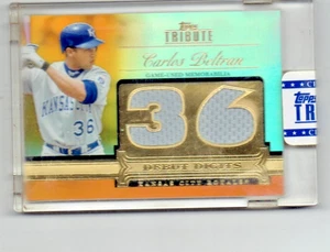 2012 Topps Tribute - Debut Digits Carlos Beltran #DD-CB /25 (MEM) - Picture 1 of 1
