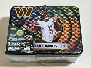 2025 Revolution NFL Football Packs Jayden Daniels Lunch Box Tin NEW! - Picture 1 of 3
