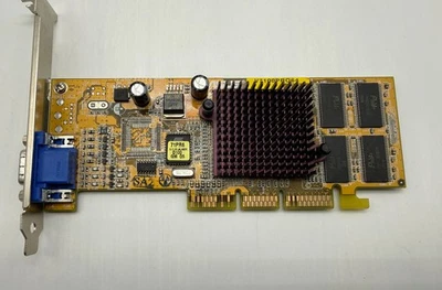 Asus V7100PRO/64M AGP  64MB VGA Video VGA  Retro Graphics Card - Image 1 of 2