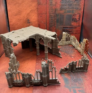 ASSORTED GOTHIC RUINS Cities of Death Basilica Terrain Scenery Warhammer 40K - Imagen 1 de 4