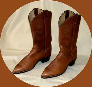 Stivali da cowboy stile western Justin made in USA taglia 9-D in ottime condizioni - Foto 1 di 7