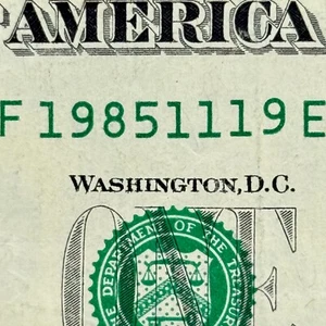 1985 November 19th Birthday 1985 Nov 19 Dollar Fancy Serial Number Free Shipping - Picture 1 of 3