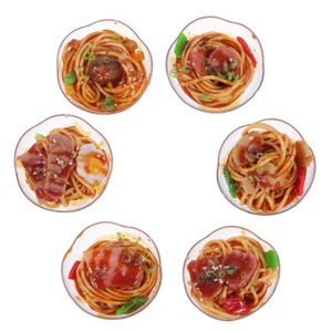 6 Pcs Simulation Food Model Child Artificial Props Fake Noodle Decoration - Zdjęcie 1 z 11