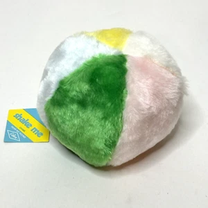 Juguete de peluche suave para bebé Eden vintage de 5" con sonajero pastel - Imagen 1 de 6