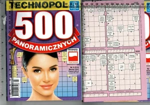 Krzyżówki panoramiczne 500 marzec 2024 Polish Crosswords in Polish - Picture 1 of 1