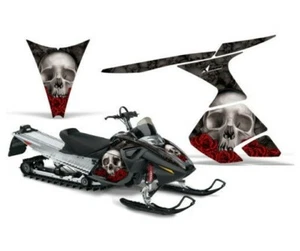 Snowmobile Graphic Decals Stickers For Ski-Doo RT 2005-2009 BONES K - Picture 1 of 2
