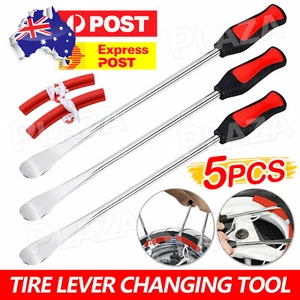5pcs Spoon Tire Irons Tyre Levers Motorcycle Motorbike Tools Rim Protector Kit - Picture 1 of 8