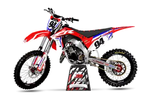 CR125 250 2002-2007 KIT DE RESTYLE POLISPORT SEMI PERSONALIZADO KIT DE GRÁFICOS - Imagen 1 de 5