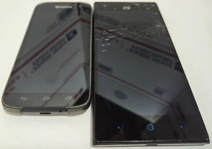 LOT of 2 Smartphones Cell Phones As Is ZTE N9518 Kyocera C6730 - Picture 1 of 9