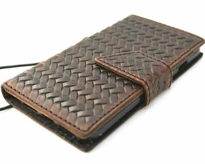 Genuine Leather Case For Apple iPhone 13 Wallet Vintage Cover Book Magnetic Jafo - Picture 1 of 7