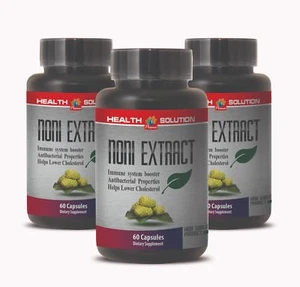 anti-aging armour - NONI EXTRACT 500MG - noni capsules - 3 Bottles 180 Capsules - Picture 1 of 12