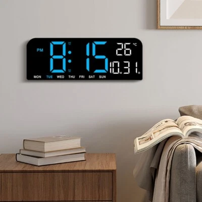 Modern LED Alarm Clock with Temperature and Humidity Display Contemporary Look - Image 1 of 4