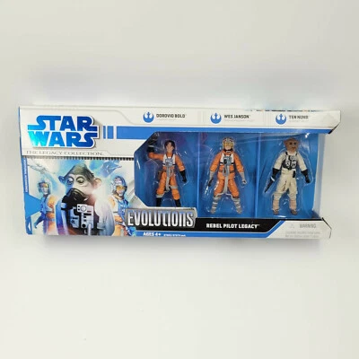 Star Wars Evolutions Rebel Pilot Legacy MIB Ten Numb Dorovio Bold Wes Janson - Image 1 of 2