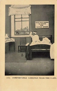 Postcard Comfortable Lodgings Near The C-ATS  Humor Comic DB 1908 - Picture 1 of 2