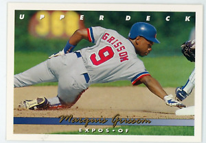 1993 Upper Deck Marquis Grissom Card #356