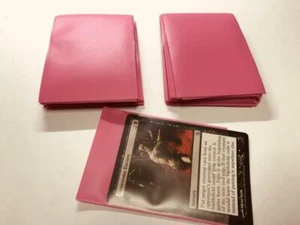 Lenayuyu 300pcs Pink Deck Protector Standard MTG Card Sleeves 66x91mm Matte - Picture 1 of 1