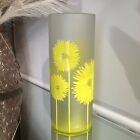 Vintage Georges Briard MCM Cylinder Yellow Daisy Flower Vase 10” 1960’s  B1