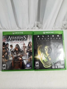 Xbox Games Lot of 2 Assassins Creed Syndicate Alien Isolation M 17+ - Picture 1 of 9