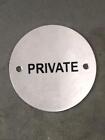 Home Office Garage Rest Room Gym Guest House Stainless Door Private Sign Plate