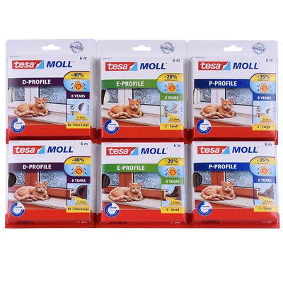 TESA tesamoll® Gummidichtung D/P/E-Profil Fensterdichtung Türdichtung - Bild 1 von 4