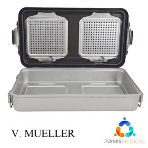 V. Mueller Genesis CD3-4C Full Length Sterilization Container 23 X 12 X 5" - Picture 1 of 5