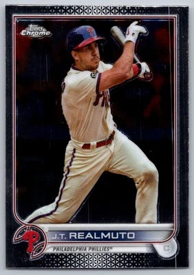 2022 Topps Chrome J.T. Realmuto Philadelphia Phillies #13 - Image 1 of 2