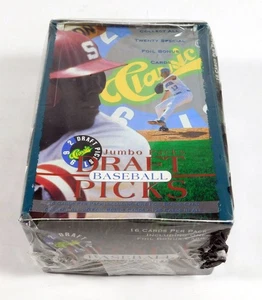 Selecciones de draft de béisbol clásicas 1992 caja enorme sellada (20 paquetes) - Imagen 1 de 2