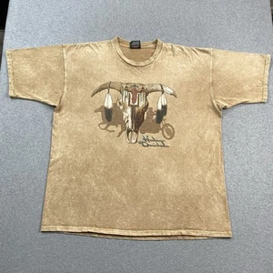 VINTAGE Harley Davidson Hemd Herren XL Longhorn Bull Skull Las Vegas NV Y2K USA - Bild 1 von 13