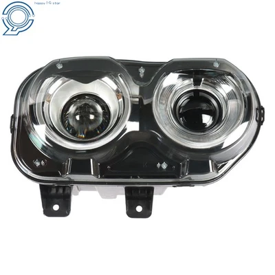 For Dodge Challenger 2015-2018 Headlights Projector Passenger Side Black Housing - Image 1 of 4