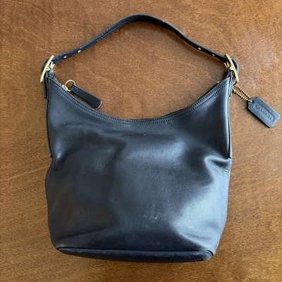 Bolso de hombro vintage COACH #9823 cuero negro LEGACY HOBO Foto 1 de 4