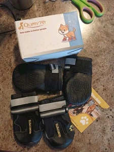 QUMY Dog Shoes for Medium Dog Boots & Paw Protectors Size 5 NEW - Picture 1 of 6