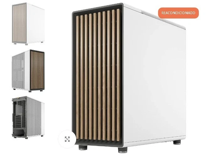 Fractal Design North ATX Mid Tower USB 3.2 Chalk White - Immagine 1 di 1