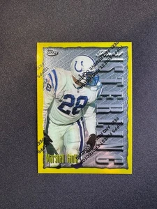 1996 Topps Finest Marshall Faulk Gold Unpeeled Colts #173 RARE - Picture 1 of 2
