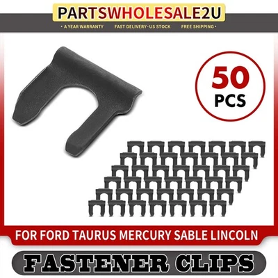 Clips de retención de manguera de freno de acero de 50 piezas para Ford Taurus Mercury Lincoln C7AZ2814A Foto 1 de 4
