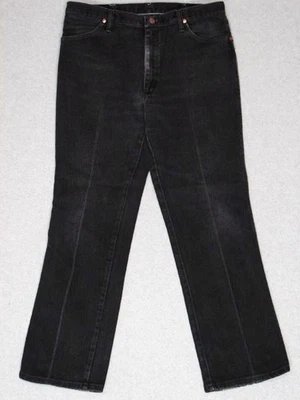 IL31434 EE. UU. **WRANGLER** 947WBK JEANS CORTE BOTA VAQUERO 36x32 (msr 36"x32") Foto 1 de 4