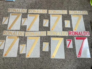 COPA DEL MUNDO 2018 SPORTING ID CONJUNTOS DE NOMBRES RONALDO LOTE DE TRABAJO PORTUGAL KIT CAMISETA IMPRESIÓN SUPERIOR - Imagen 1 de 7