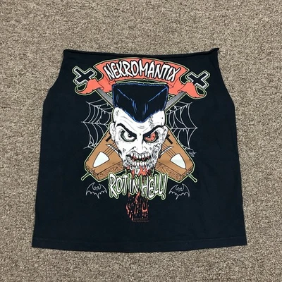Camisa Tubo Nekromantix Pequeña Machete Punk Rockabilly Psychobilly Rocker Hágalo Usted Mismo Foto 1 de 4