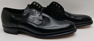 Neu aus altem Lagerbestand Hanover Master-Flex 3128 Herren schwarz Leder elegante Schuhe 10D gepolstert - Bild 1 von 6